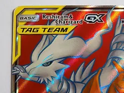 Reshiram & Charizard GX Holo 194/214 Sun & Moon Unbroken Bonds Pokemon - Image 2