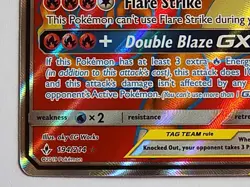 Reshiram & Charizard GX Holo 194/214 Sun & Moon Unbroken Bonds Pokemon - Image 4
