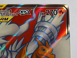 Reshiram & Charizard GX Holo 194/214 Sun & Moon Unbroken Bonds Pokemon - Image 5