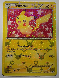 Pikachu Holo RC7/RC25 Legendary Treasures Radiant Collection Pokemon - Image 1