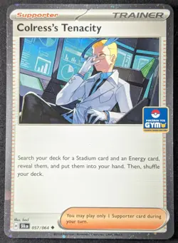 2025 Pokemon COLRESS'S TENACITY #057/064 Pokemon Gym Promo Pack English - Image 1