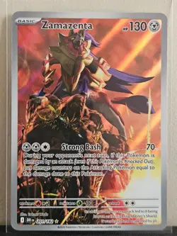 Pokemon TCG Destined Rivals Zamazenta Illustration Rare 201/182 - NM/M - Image 1