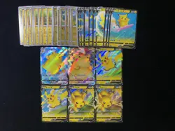 2024 Pokemon TCG S-Chinese Pikachu cs5DC 028/135 RR Lot*40 Full Art YV34 - Image 1