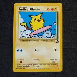 Surfing Pikachu 28/53 NM WoTC Promo Pokemon TCG - Image 1