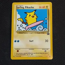 Surfing Pikachu 28/53 LP WoTC Promo Pokemon TCG - Image 1