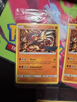 Pokemon Sealed Groudon Rare Promo GameStop Legendary Stamp 81/168 Sealed 5x - Image 2