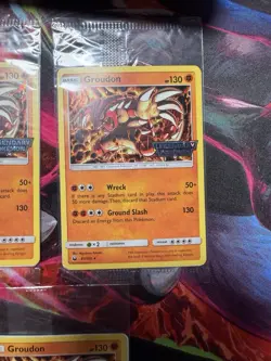 Pokemon Sealed Groudon Rare Promo GameStop Legendary Stamp 81/168 Sealed 5x - Image 4