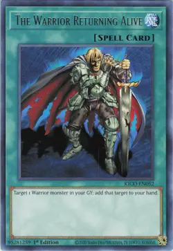 The Warrior Returning Alive KICO-EN052 Rare King's Court Yu-Gi-Oh Near Mint - Image 1