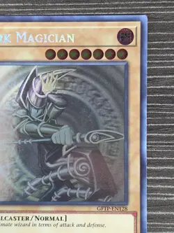 Yugioh! Dark Magician GFTP-EN128 Ghost Rare 1st Edition LP Lightly Played EX - Image 4