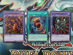 Black Skull Dragon, Meteor Black Dragon, Red-Eyes Fusion. Common. LDS1. 1st. - Image 1