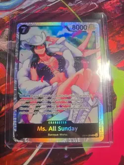 Ms. All Sunday OP14-084 The Azure Sea's Seven SR Foil One Piece - Image 1