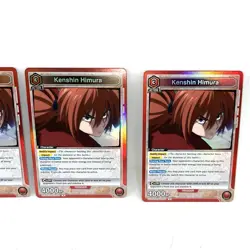Union Arena Rurouni Kenshin Kenshin Himura Rare Foil UE11BT/RNK-1-088 Playset X4 - Image 3