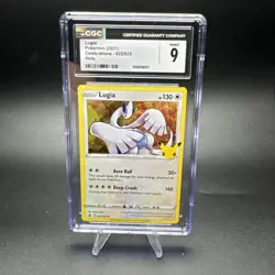 Lugia 022/025 Celebrations Holo Rare 2021 Pokemon Card CGC 9 MINT - Image 1