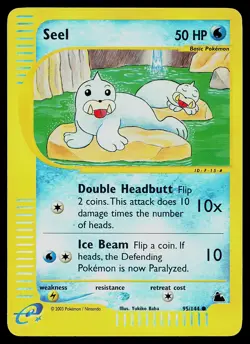 Pokemon Card - Seel Skyridge 95/144 Common Reverse Holo - Image 1