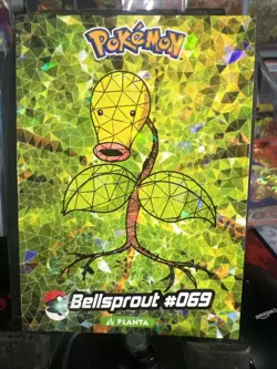 Bellsprout #69 - Cracked Ice Holo - Crystal Collection 2024 - Pokemon Card - Image 1