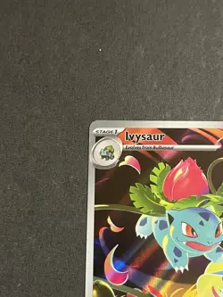 Ivysaur 134/132 Illustration Rare Pokemon Card Mega Evolution Holo Full Art - NM - Image 3