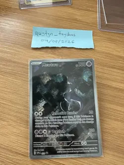 SEALED Mewtwo 052 Scarlet & Violet Promo Holo Pokemon TCG Card Psychic 130 HP - Image 1