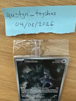 SEALED Mewtwo 052 Scarlet & Violet Promo Holo Pokemon TCG Card Psychic 130 HP - Image 3