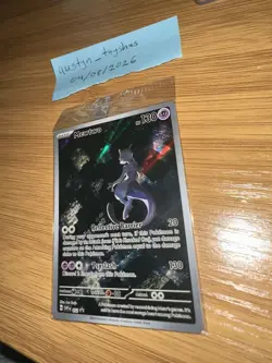 SEALED Mewtwo 052 Scarlet & Violet Promo Holo Pokemon TCG Card Psychic 130 HP - Image 5