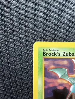 Pokemon TCG Brock’s Zubat 24/132 Gym Heroes Unlimited Rare WOTC Vintage Card LP+ - Image 2