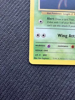 Pokemon TCG Brock’s Zubat 24/132 Gym Heroes Unlimited Rare WOTC Vintage Card LP+ - Image 5