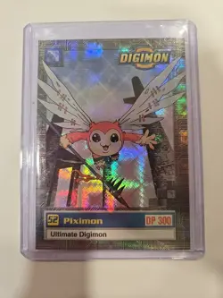 Digimon Digital Monsters 1999 Trading Card Bandai U5 OF 8 Holo Piximon - Image 1
