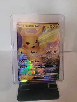 Pokemon Pikachu GX SM232 Full Art Promo Holo 160 HP Basic Card Pokemon TCG SM - Image 3