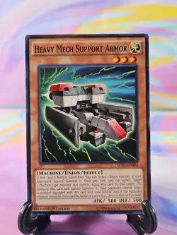 Yu-Gi-Oh TCG Card | Heavy Mech Support Armor SDKS-EN004 First Edition - Image 1