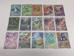 Pokemon Tcg Card Lot Ascended Heros & Phantasmal Flames English 15 Cards Total - Image 1