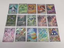 Pokemon Tcg Card Lot Ascended Heros & Phantasmal Flames English 15 Cards Total - Image 2