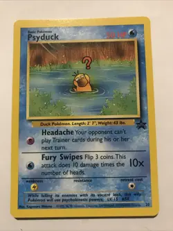 Pokemon Card - Psyduck WOTC Black Star League Promo #20 - Image 1