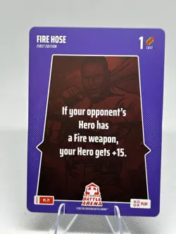 Bo Jackson Battle Arena Play Card Fire Hose 32A - Image 1