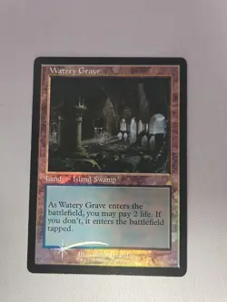 MTG: Watery Grave (LP): Ravnica Remastered (Retro Foil) - Image 1