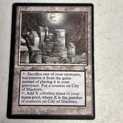 1994 City of Shadows – The Dark - Reserved List - MTG Magic the Gathering LP BB - Image 1