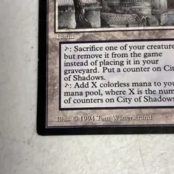 1994 City of Shadows – The Dark - Reserved List - MTG Magic the Gathering LP BB - Image 3