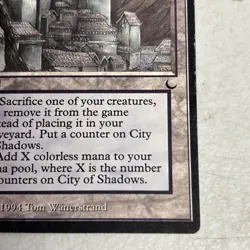 1994 City of Shadows – The Dark - Reserved List - MTG Magic the Gathering LP BB - Image 4