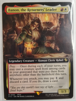 Banon, the Returners' Leader (Extended Art) Commander: Final Fantasy Regular - Image 1