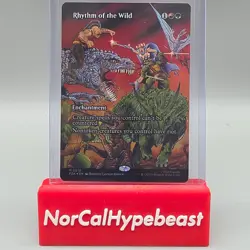 2026 Magic MTG TMNT RHYTHM OF THE WILD M0012 Surge Foil Borderless Ninja Turtles - Image 1