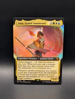 MTG - Yuna, Grand Summoner - Non-Foil EXTENDED ART - FIC #192 - Mythic - Image 1