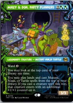 Mikey & Don, Party Planners (Showcase) R Teenage Mutant Ninja Turtles 246 NM Mag - Image 1
