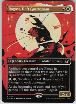 MTG TCG Ragost, Deft Gastronaut (Borderless) R Edge of Eternities 300 - Image 1