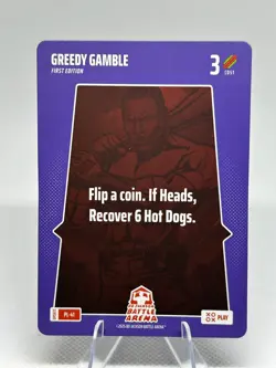 Bo Jackson Battle Arena Play Card Greedy Gamble 31A - Image 1