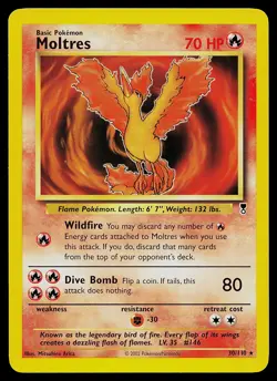Pokemon Card - Moltres Legendary Collection 30/110 Rare - Image 1