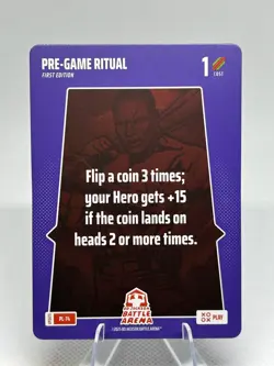 Bo Jackson Battle Arena Play Card Pre-Game Ritual 33A - Image 1
