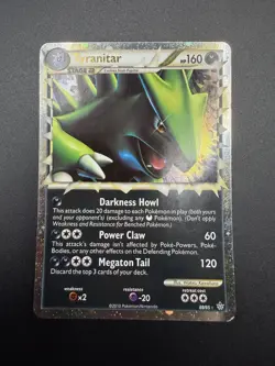 Pokemon TCG Tyranitar Ultra Rare Card Unleashed 2010 Prime Holo, 88/95 - Image 3