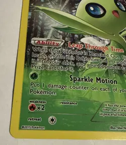 Pokemon TCG Promo Celebi XY93 Holo Rare Card Lp Condition - Image 2