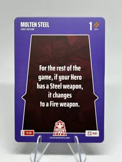 Bo Jackson Battle Arena Play Card Molten Steel 41A - Image 1