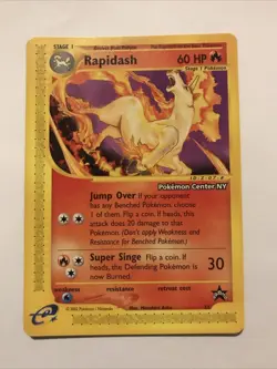 Pokemon Card - Rapidash WoTC Black Star Promo 51 Promo - Image 1