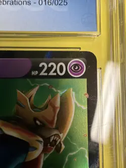 CGC 9 Zacian V 016/025 Celebrations Holo Ultra Rare Pokemon Card - Image 4