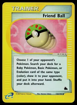 Pokemon Card - Friend Ball Skyridge 126/144 Uncommon Reverse Holo - Image 1